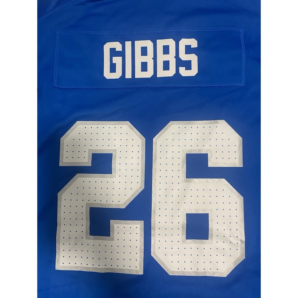 Nike NFL Detroit Lions Jahmyr Gibbs 26 Jersey Mens 3XL Blue Silver One Pride NEW - Picture 6 of 7